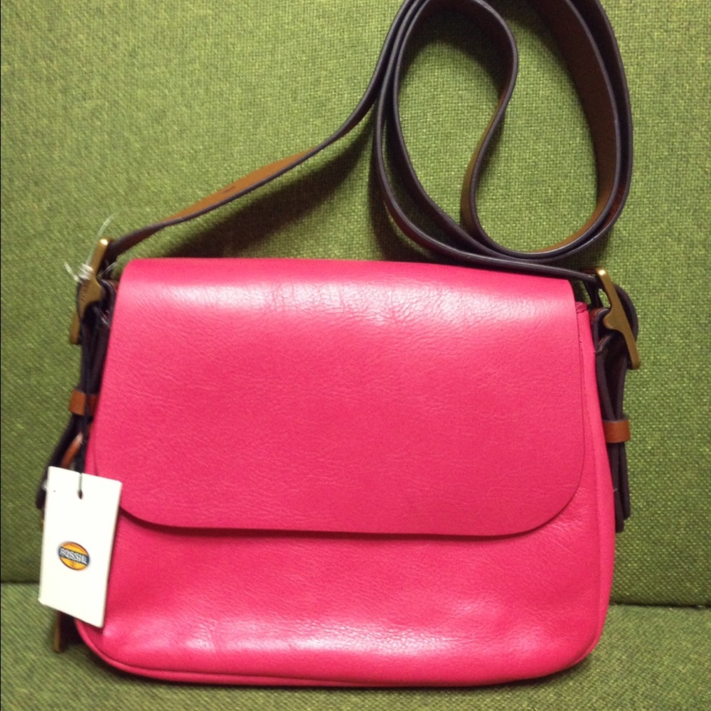 Fossil Harper Small Saddle Crossbody Leather
