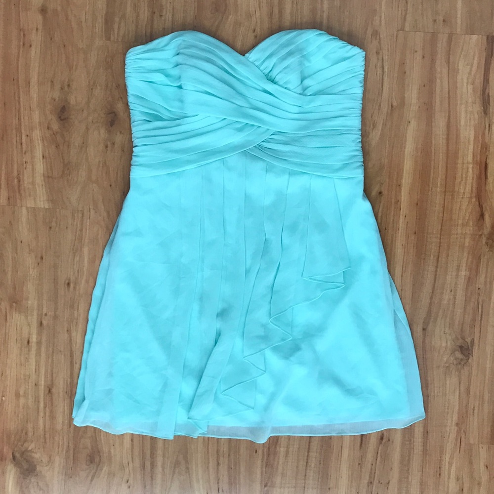 Mint Strapless Dress!