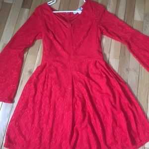 Dina be red dress from Francesca's