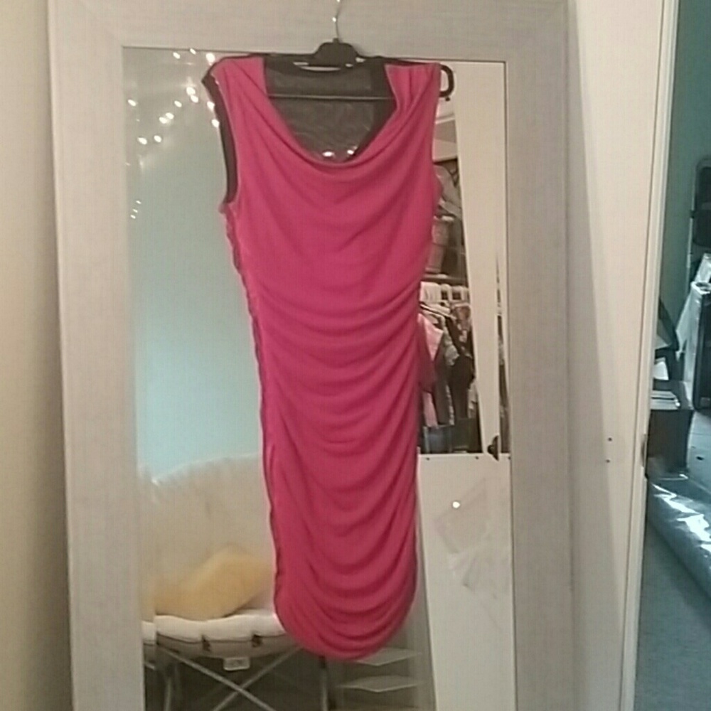 Sweet Storm Red Ruched Dress