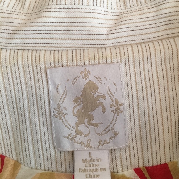 Lg. Boutique cream jacket 3/4 sleeves 🌺 - Picture 2 of 3