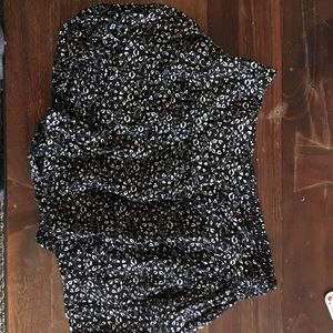 American eagle high waisted flare shorts