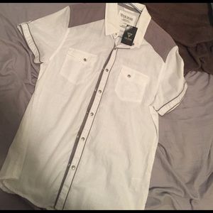 Guess button up polo
