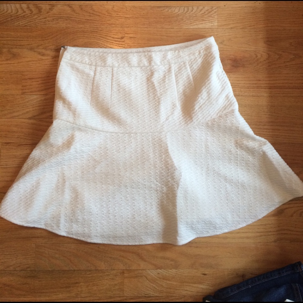 White Ann Taylor Loft Skirt