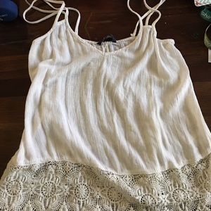 American eagle flowy tank top