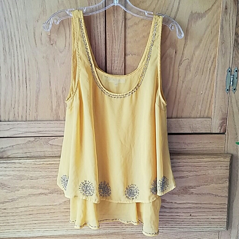A two layer tank top