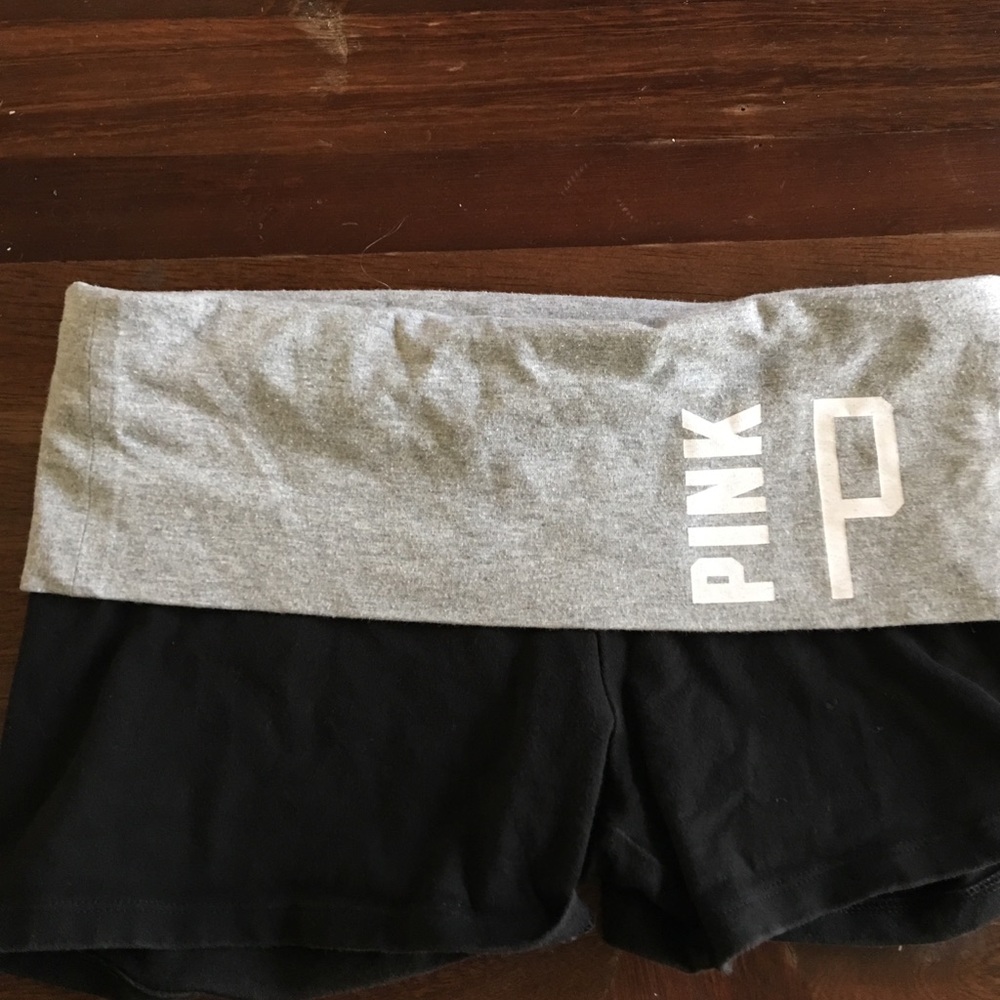 PINK yoga shorts! New condition.