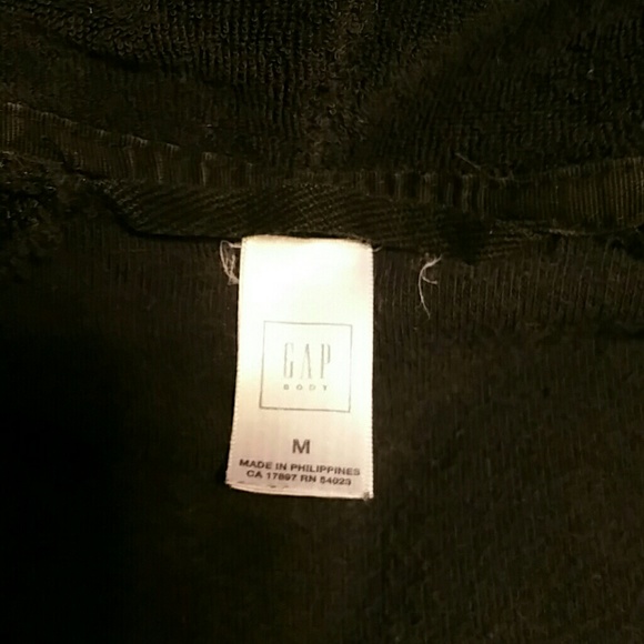 Gap black zip up hoodie - Picture 4 of 8