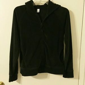 Gap black zip up hoodie