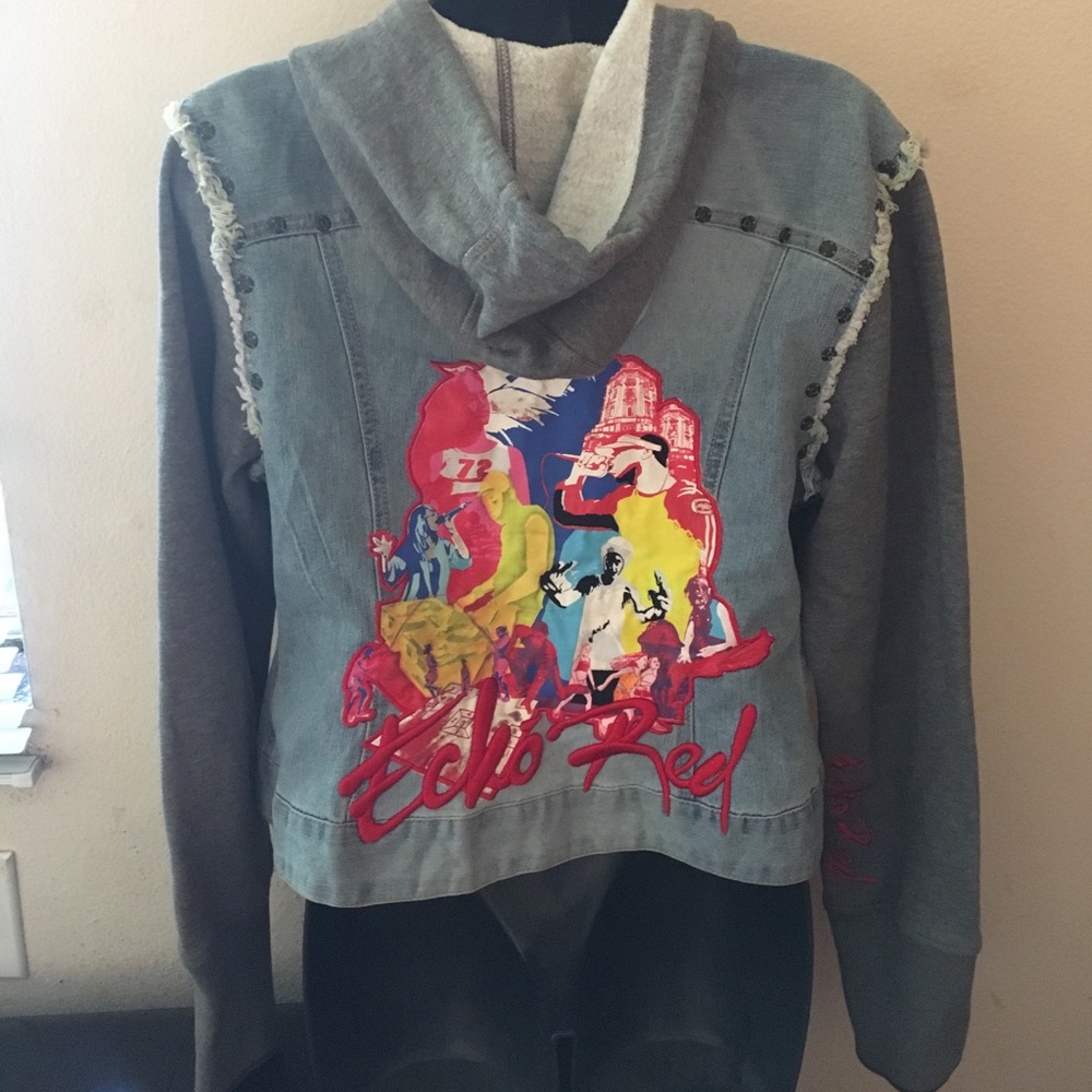 Hooded Denim Jacket