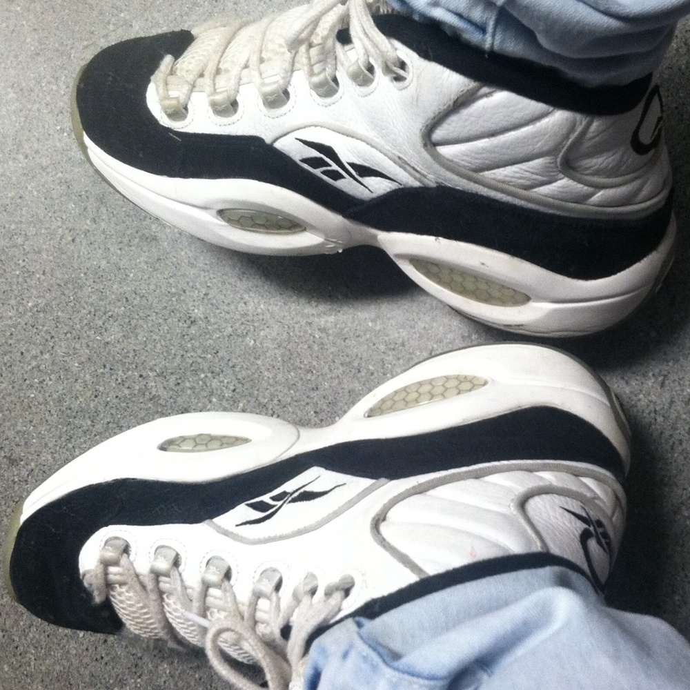 Black and white Allen iversons