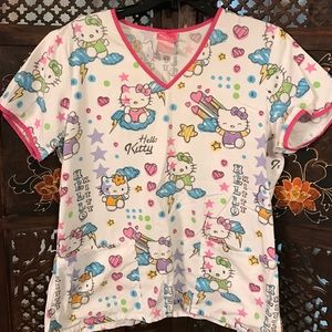 Hello Kitty scrub top
