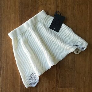 UNIF Hardy Knit Mini Skirt