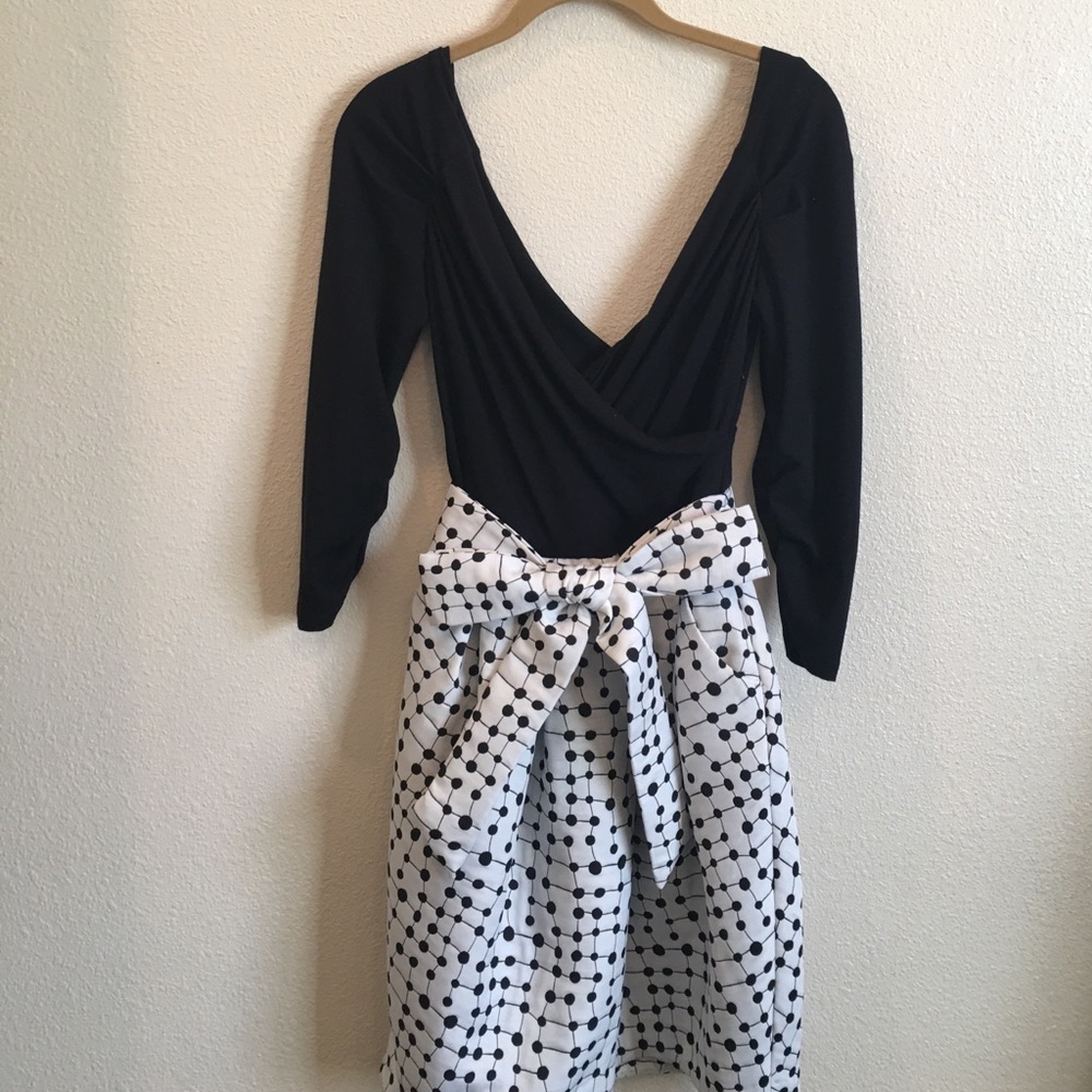 Black and White Dress