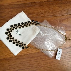 NWT J. Crew black beaded necklace