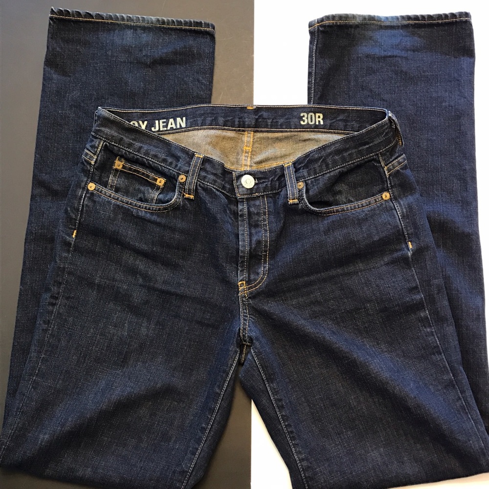 J.CREW Boy Jean Blue Cotton Boot Cut Jeans 30R