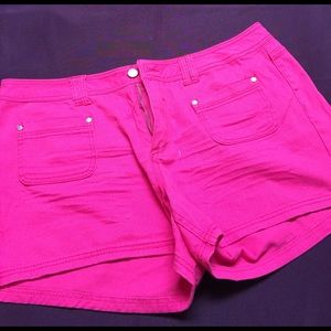 Fuchsia shorts