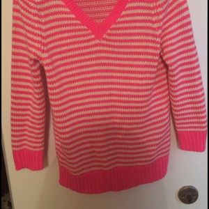 Jcrew summer neon pink sweater