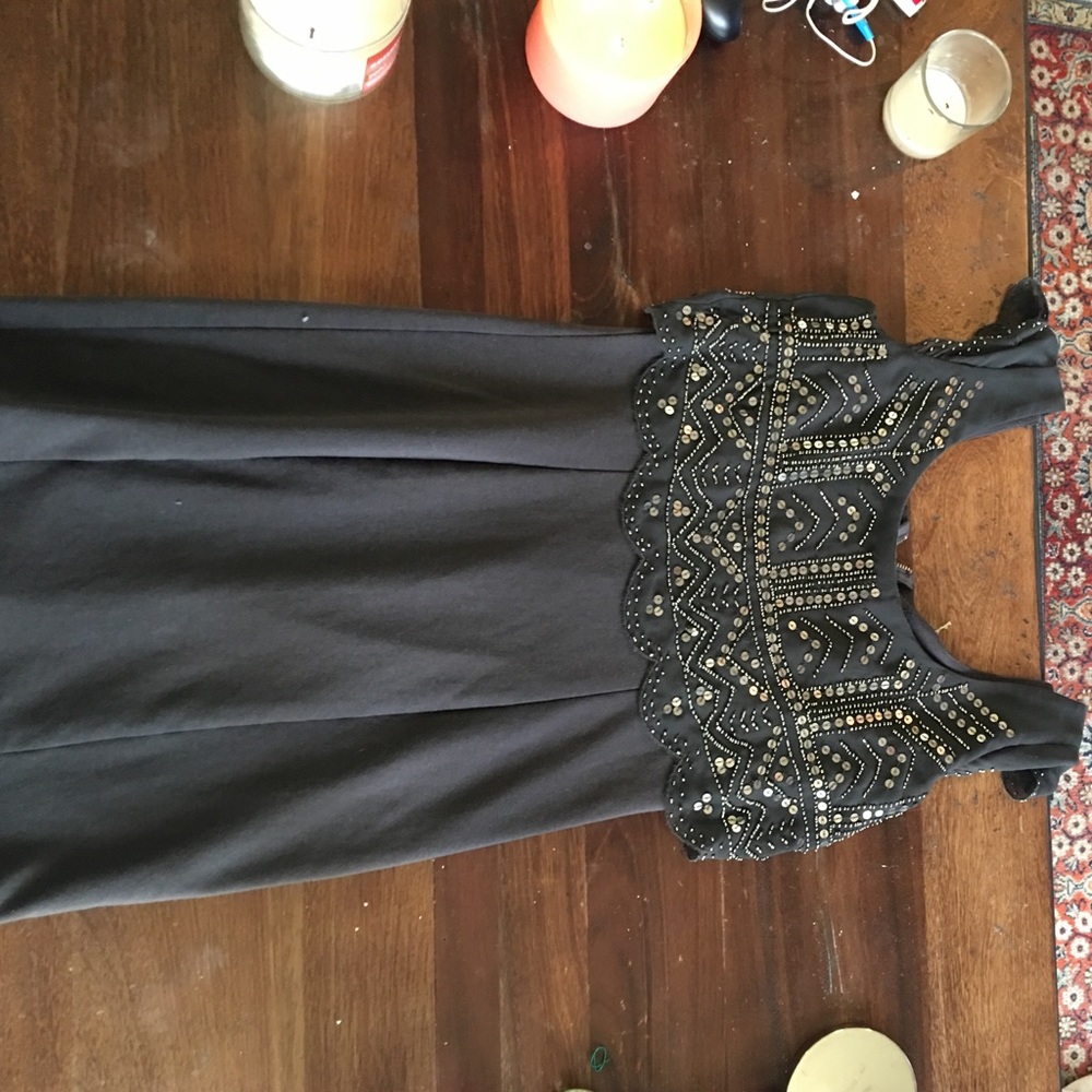 American eagle beaded fitted dress