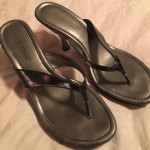 Size 8.5 high heeled sandal