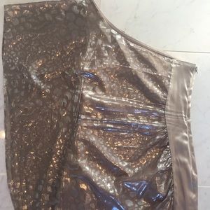 Bebe over the shoulder Mini Dress