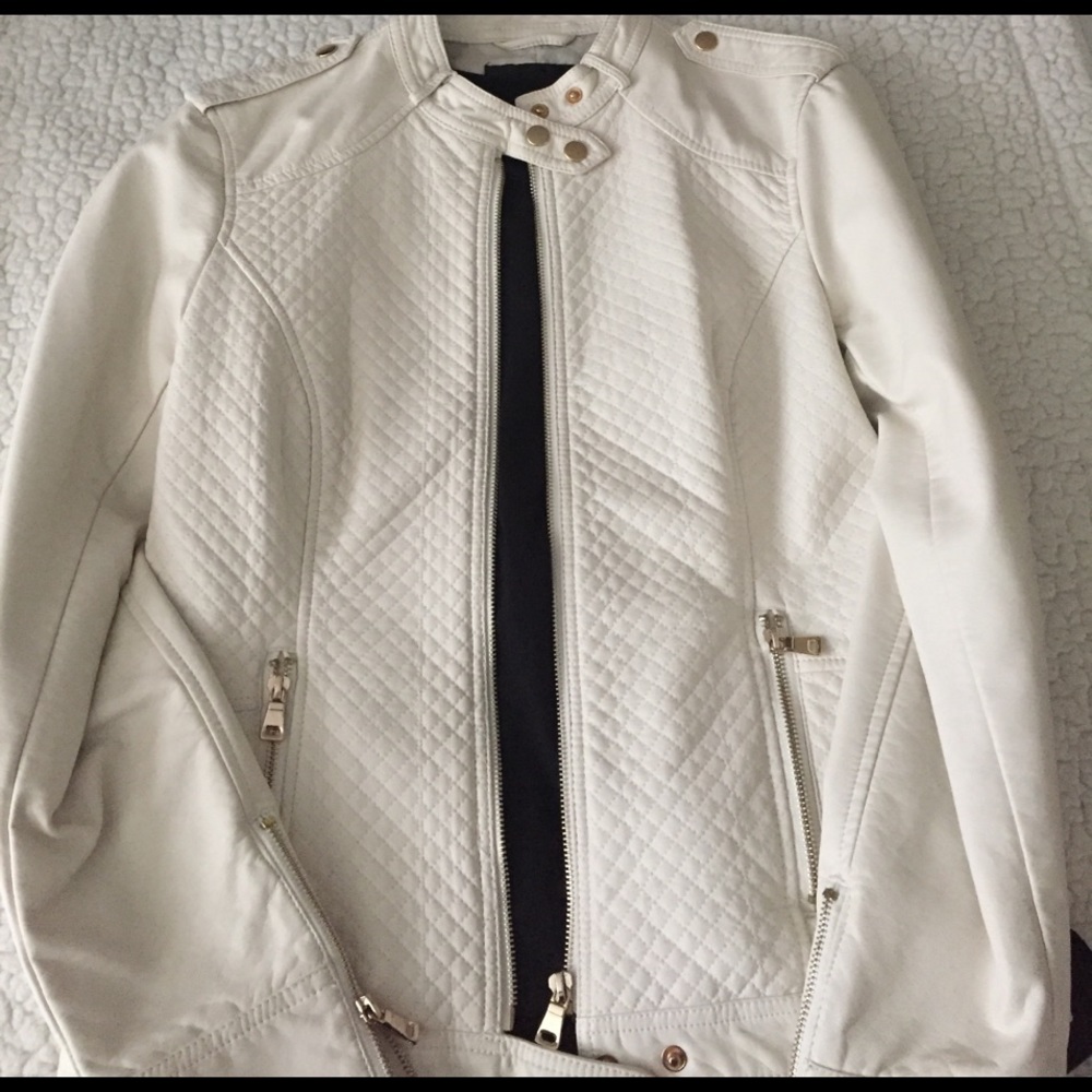 Faux leather jacket