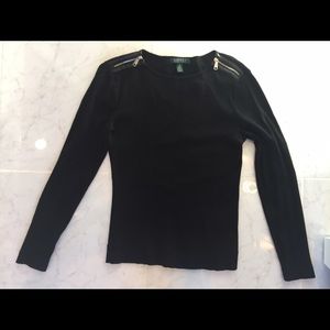 Lauren by Ralph Lauren knitted top.