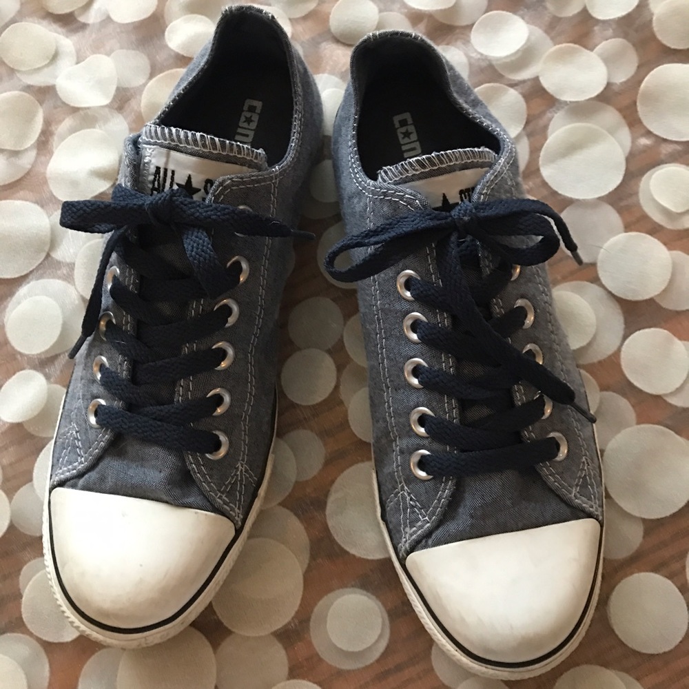Converse Punk Rock Blue Denim Low Top Sneaker
