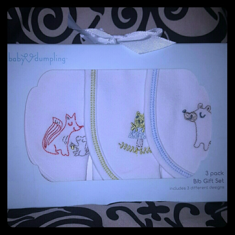 3 Pack Bib Gift Set Girls & Boys