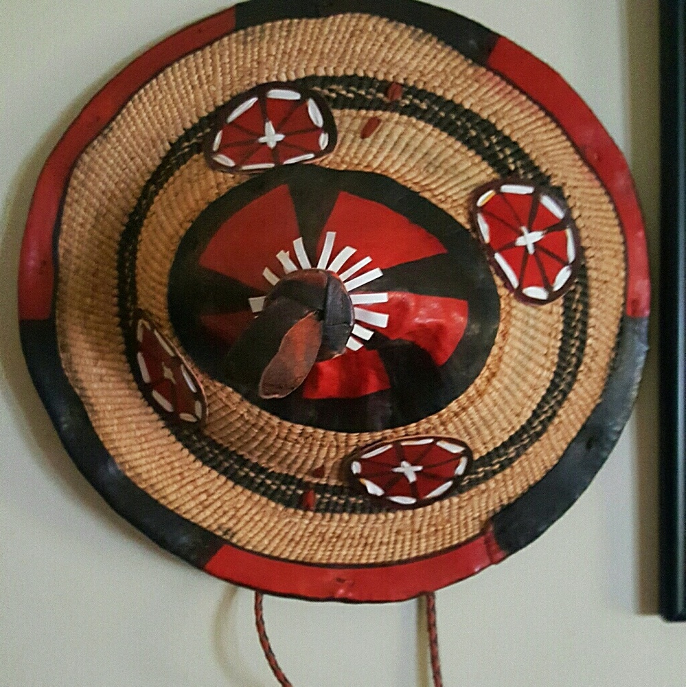 Authentic fulani hat from Bukina faso.
