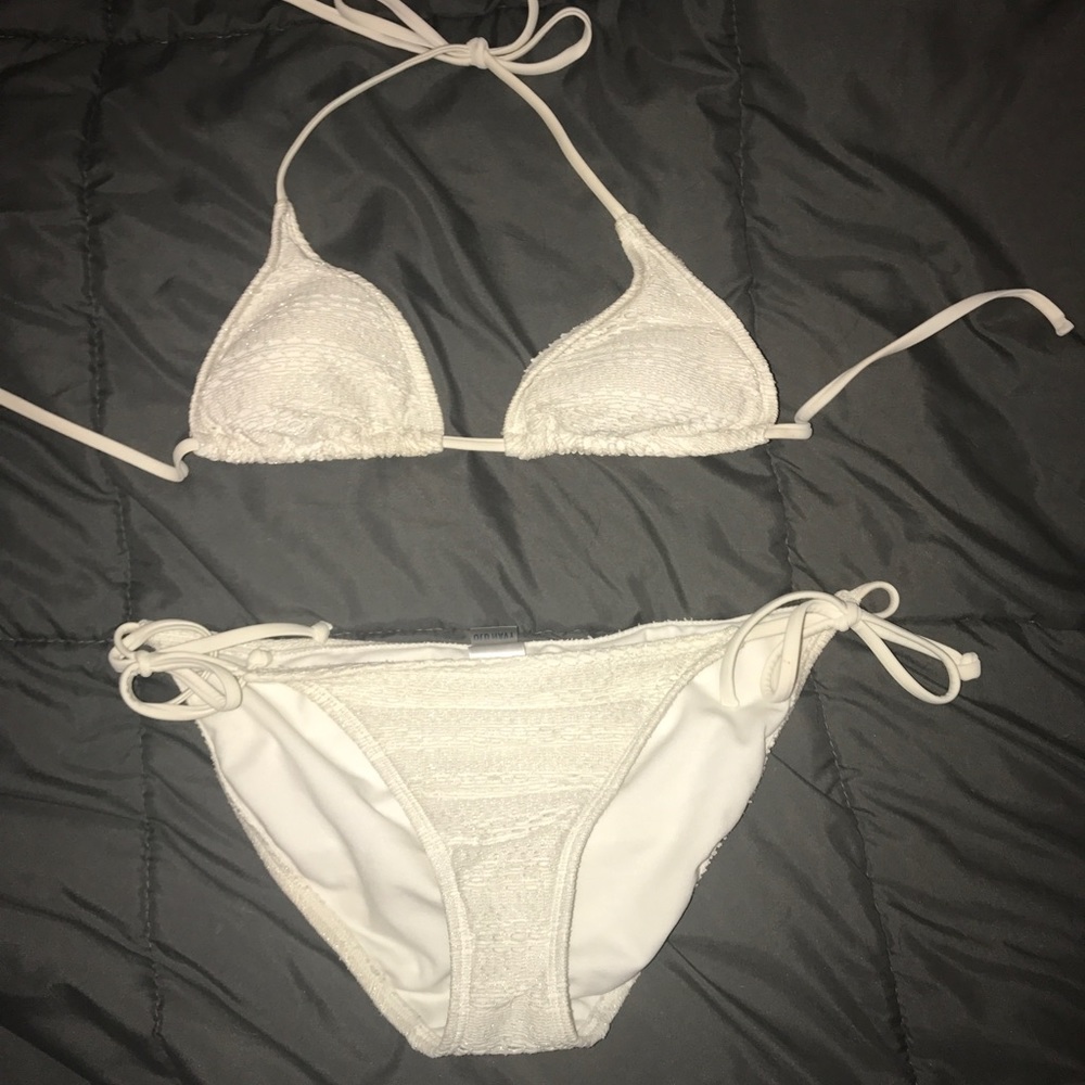 White bikini