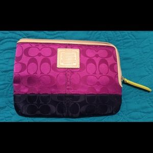 BNWOT Coach Color Block iPad Mini Case