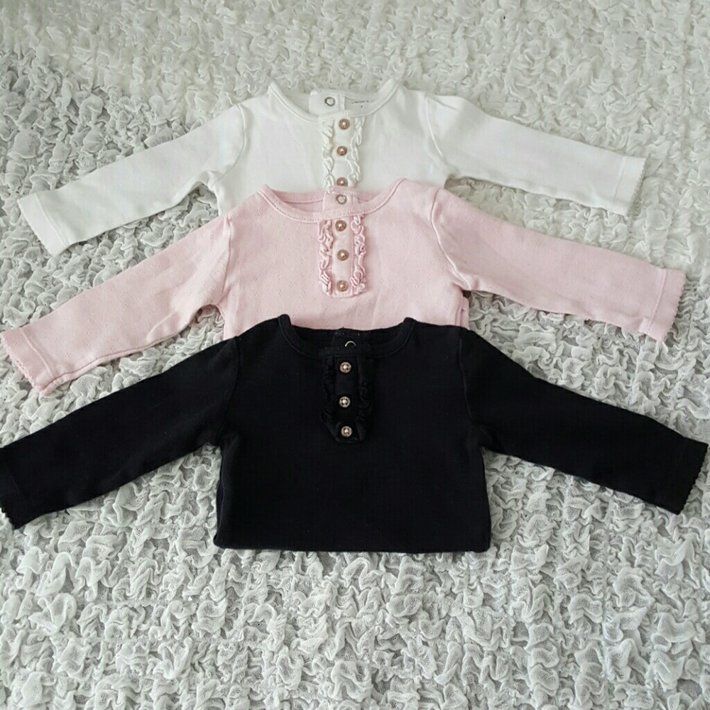 3 Piece Long-sleeved Bodysuits