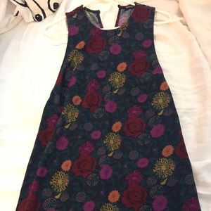 American apparel floral dress size medium