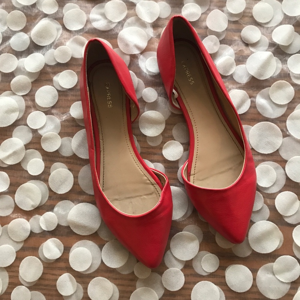Express Red Flats