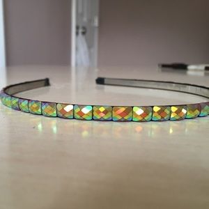 Holographic/rainbow headband