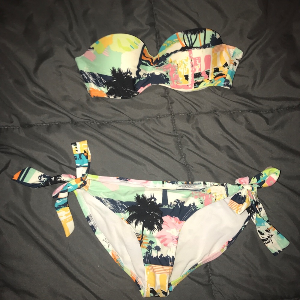 Palm tree patterned Bikini