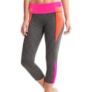 Athleta colored Chaturanga crop