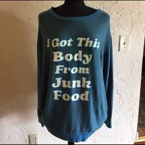 🔥SALE🔥 Wildfox Baggy Junk Food Jumper