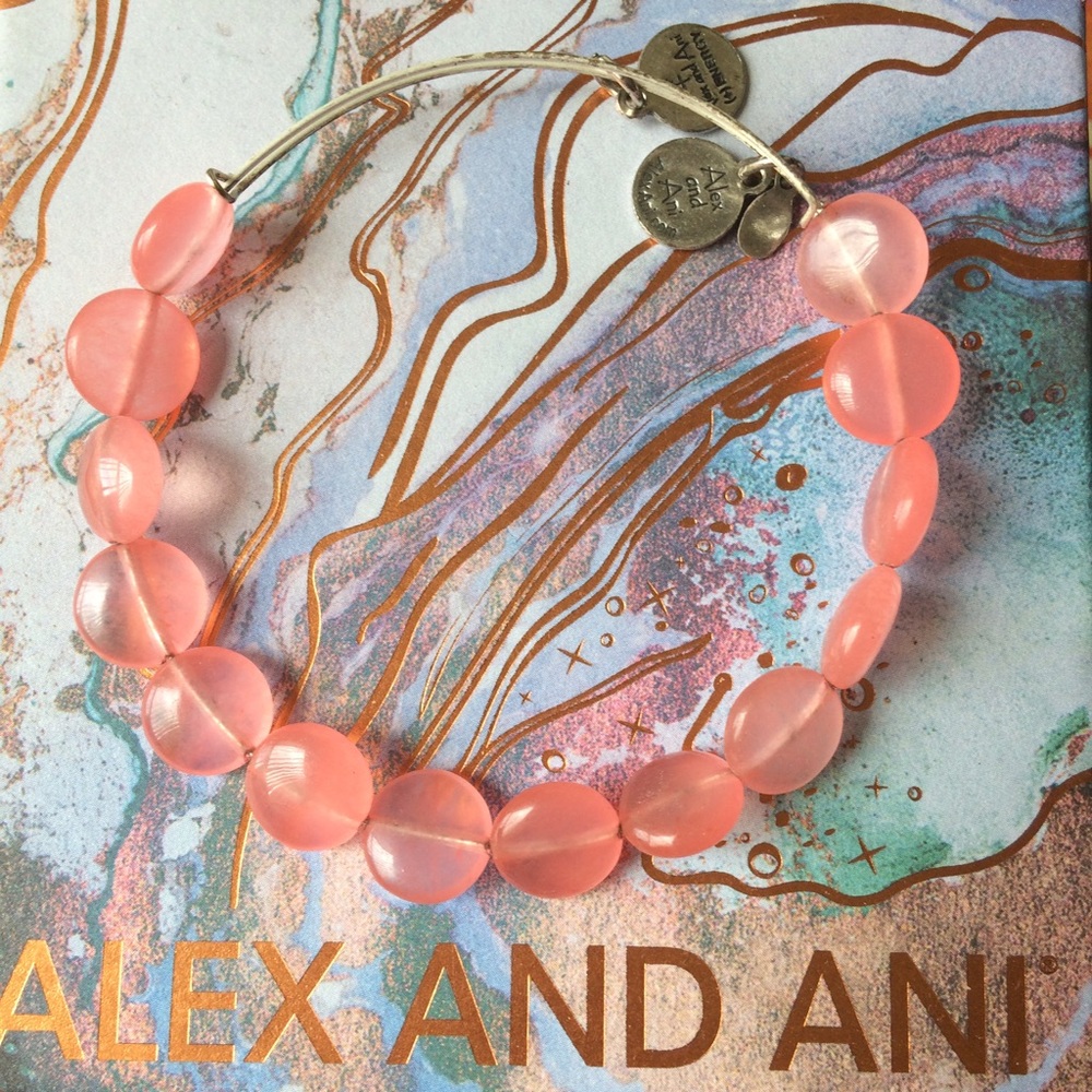 Alex and ani adjustable beaded bangle