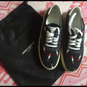Saint Laurent Lipstick Sneakers