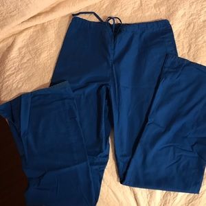Dark blue scrub pants