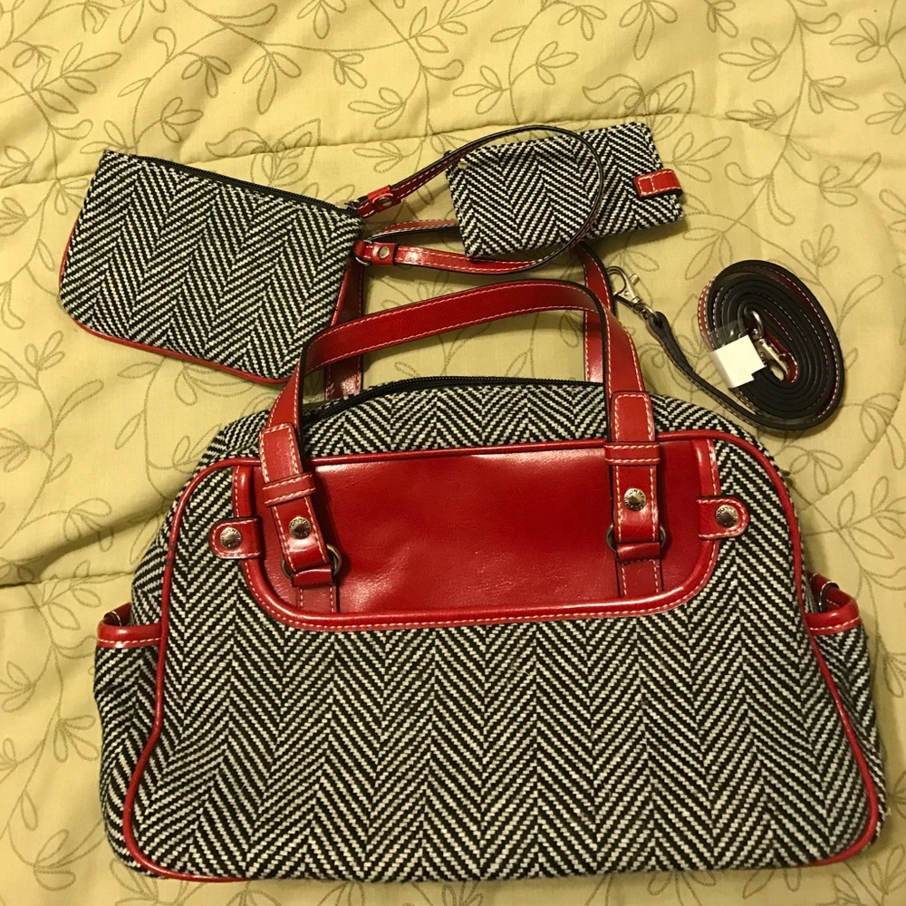 Tom Hilfiger Purse w/ Matching Wallet & Photo Book