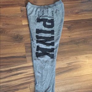 Pink sweatpants joggers