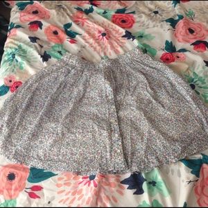 F21 Ditsy Floral Print Skirt