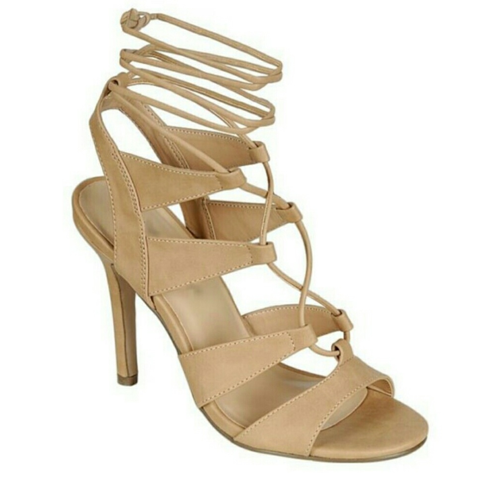 Beige High Heels
