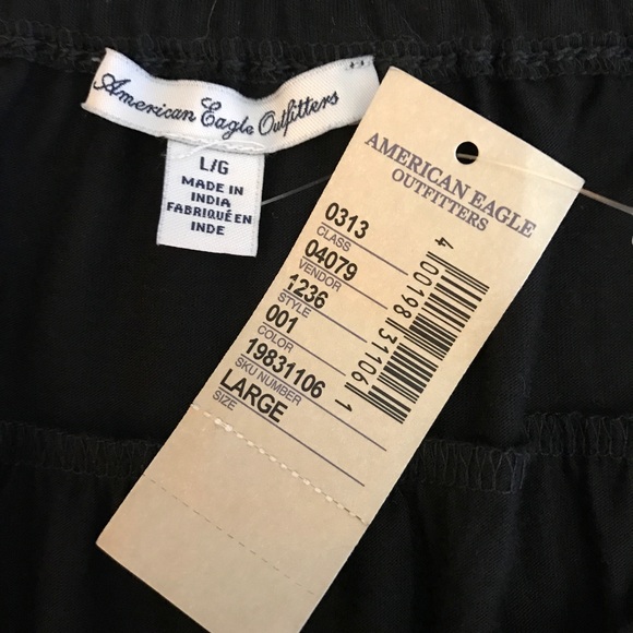 NWT American Eagle High Low Black Skirt - Picture 4 of 4