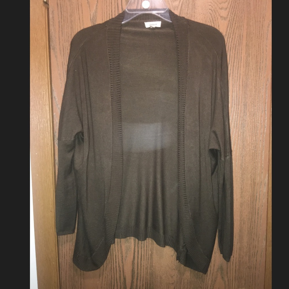 NWOT brown cardigan