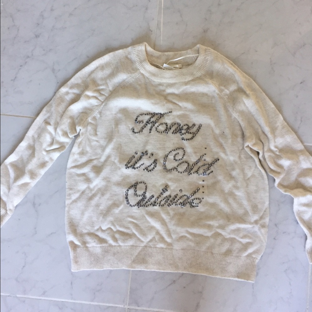H&M sweater 'Baby Its Cold Outside'