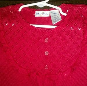 b.t. kids Red sweater dress never worn